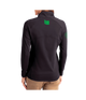 Demi-Zip pour Femme Vert sur Noir