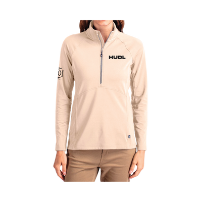 Demi-Zip pour Femme Greige