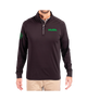 Demi-Zip Homme Vert sur Noir