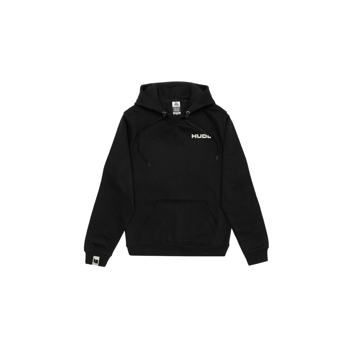 Coton Ouaté Capuchon Greige sur Noir