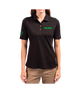 Polo Femme Vert sur Noir