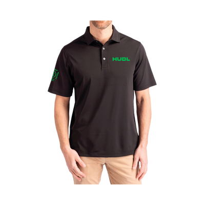 Polo Homme Vert sur Noir